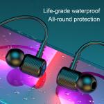Wireless Headphone Fone Bluetooth 5.2 Neckband Earphones Silicone Hifi Stereo Sports Headset Halter Waterproof Magnetic Earbuds